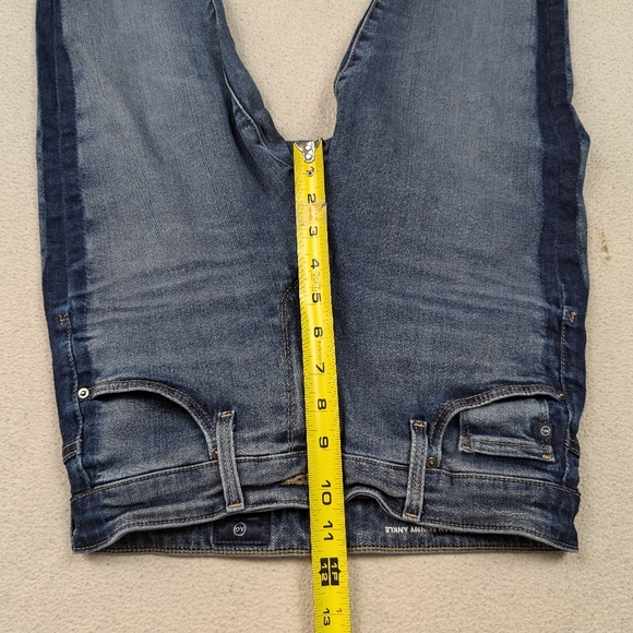 AG Adriano Goldschmied Farrah Skinny Ankle High Rise Medium Wash 26R Raw Hem - Picture 15 of 16